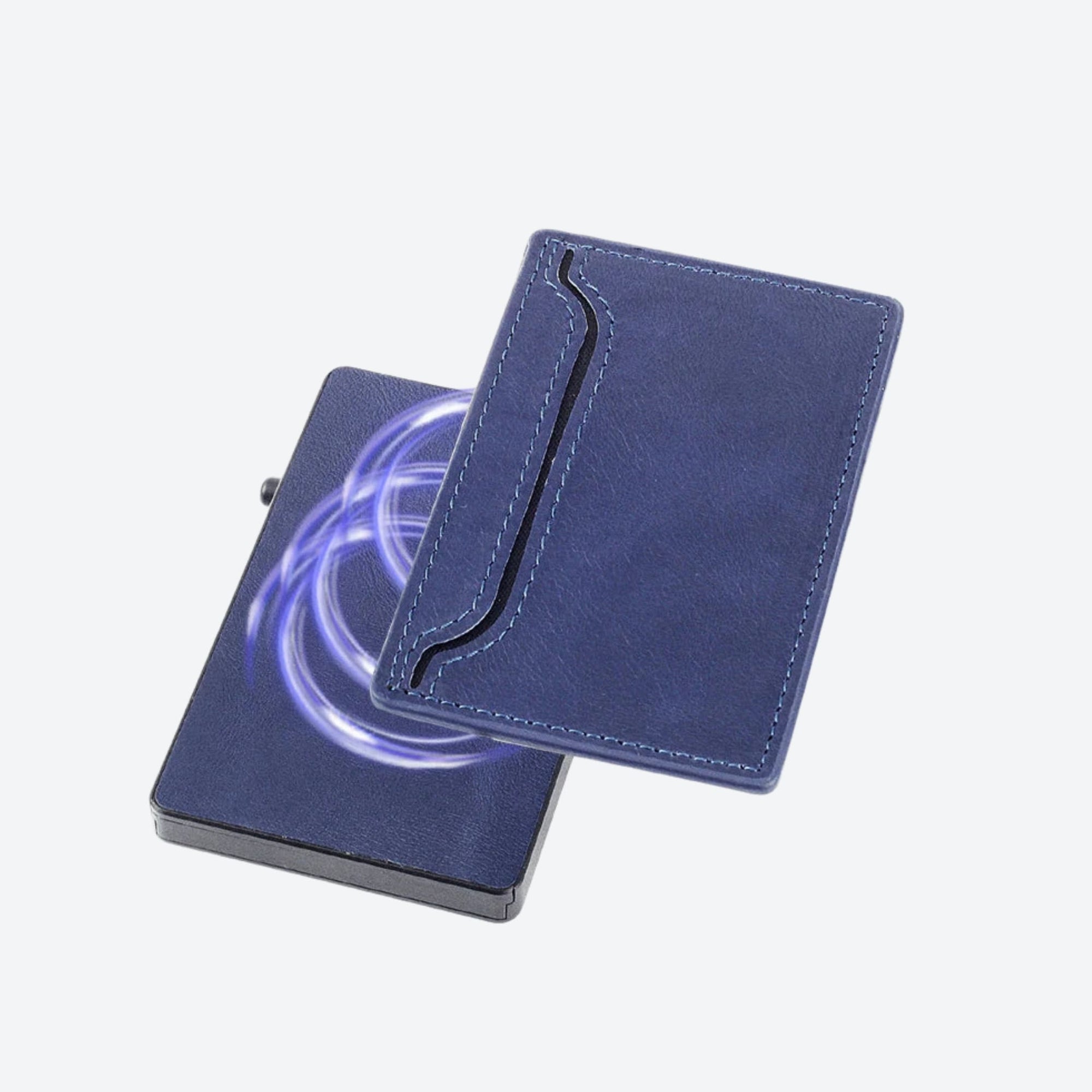 TOYFID PU Leather & Aluminum Pop-Up Wallet